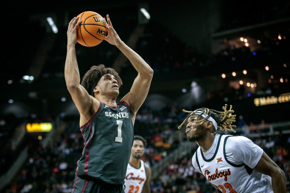 MBB - Jalen Hill, Oklahoma State Cowboys, 2023 Big 12 Tournament