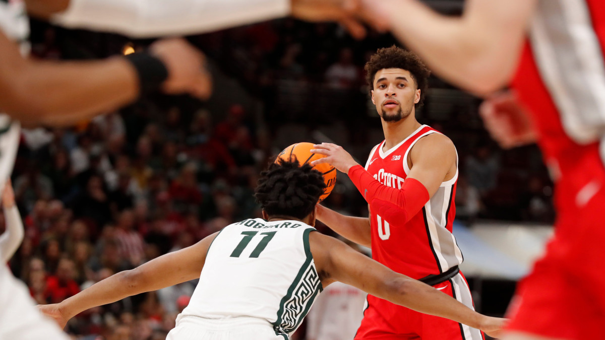 Ohio State Buckeyes guard Tanner Holden.