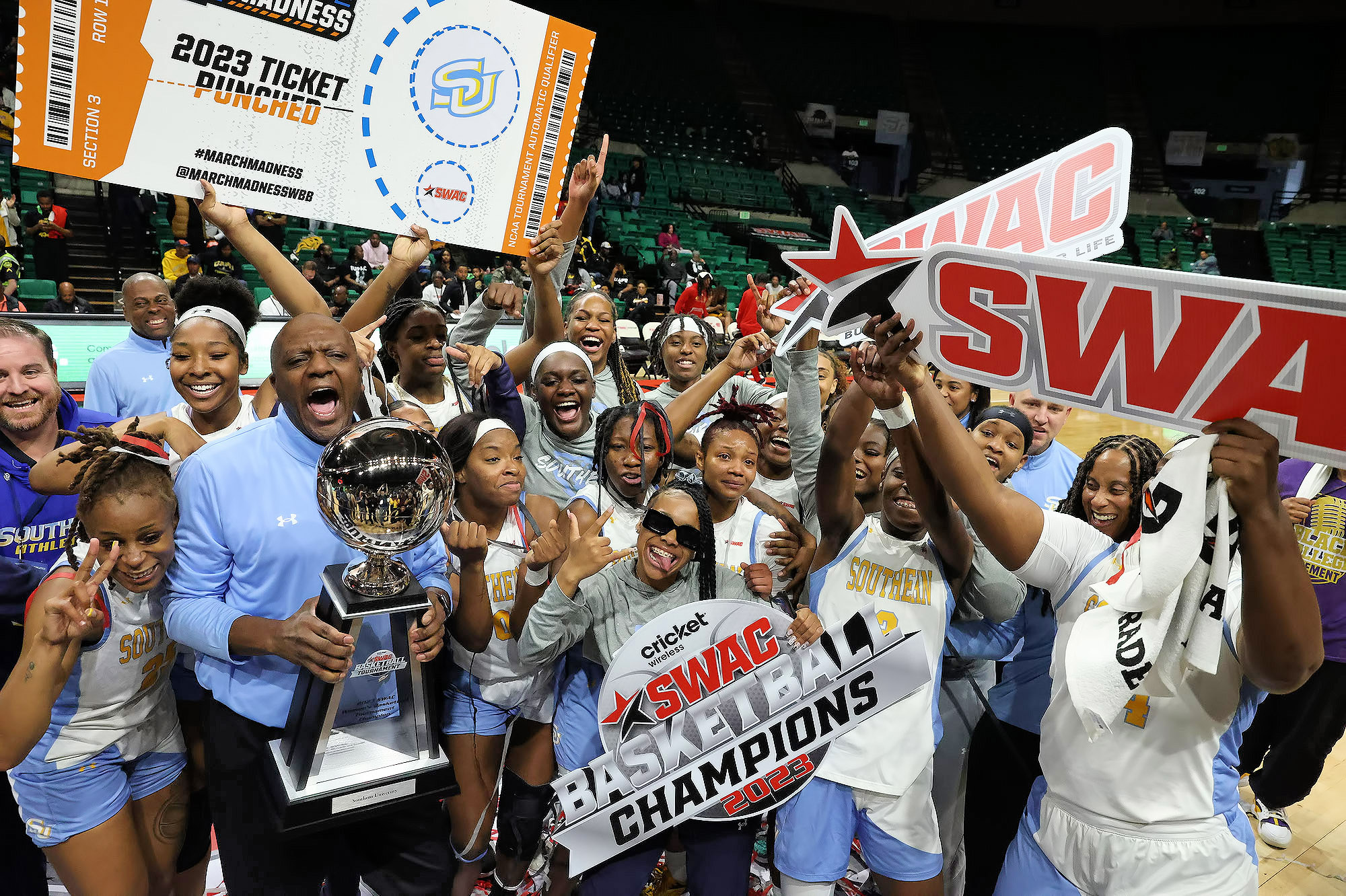 Southern's Lady Jaguars Win the 2023 SWAC Women's Basketball