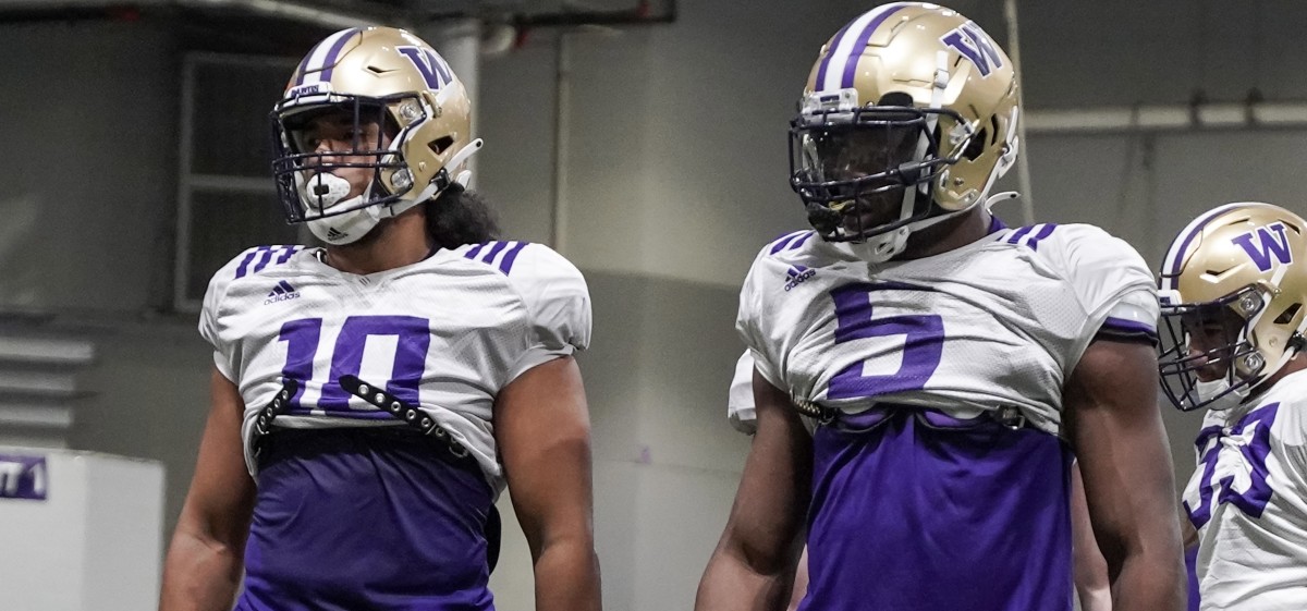 Ralen Goforth and Edefuan Ulofoshio were paired together as the No. 1 linebackers at times during the first three spring practices.