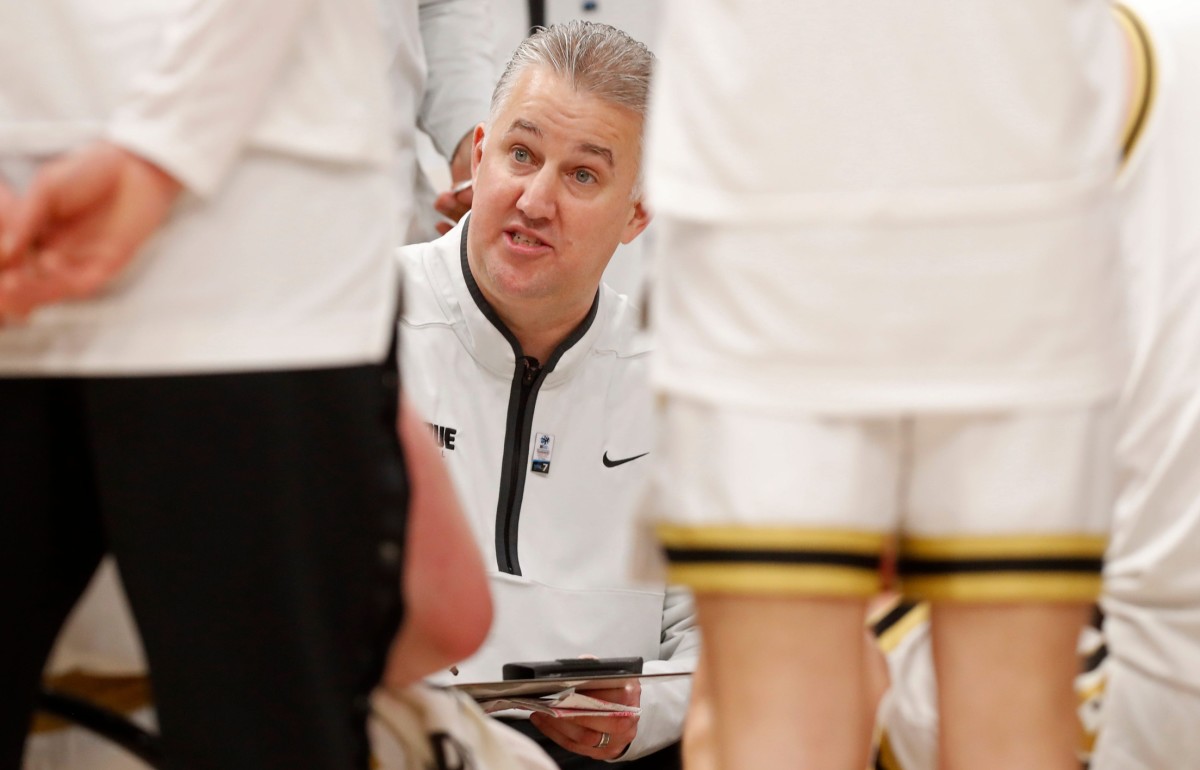 matt painter huddle vs penn state 