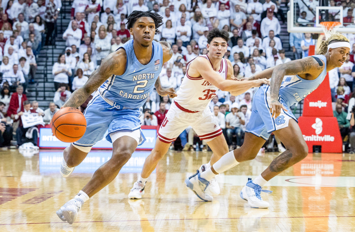 UNC faces Indiana in men’s college basketball.