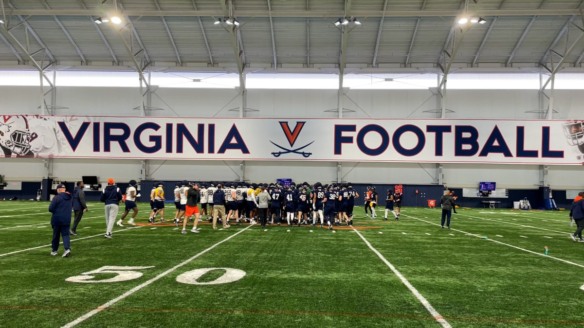 The Virginia football team officially begins spring practice.