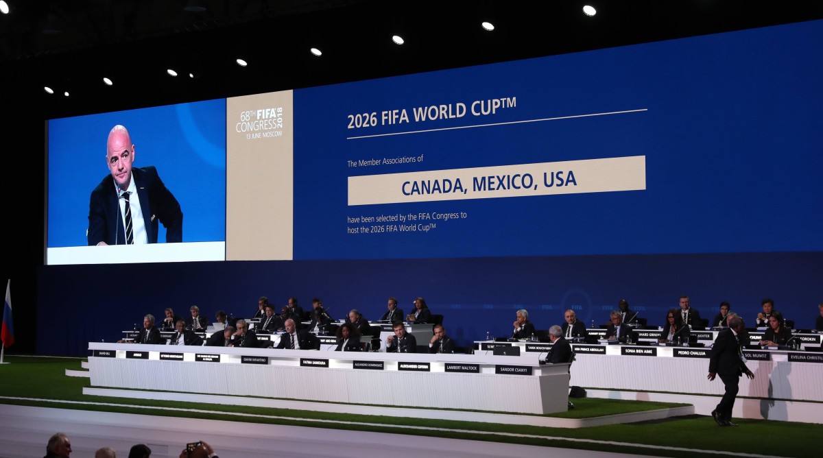 The announcement of 2026 World Cup hosts