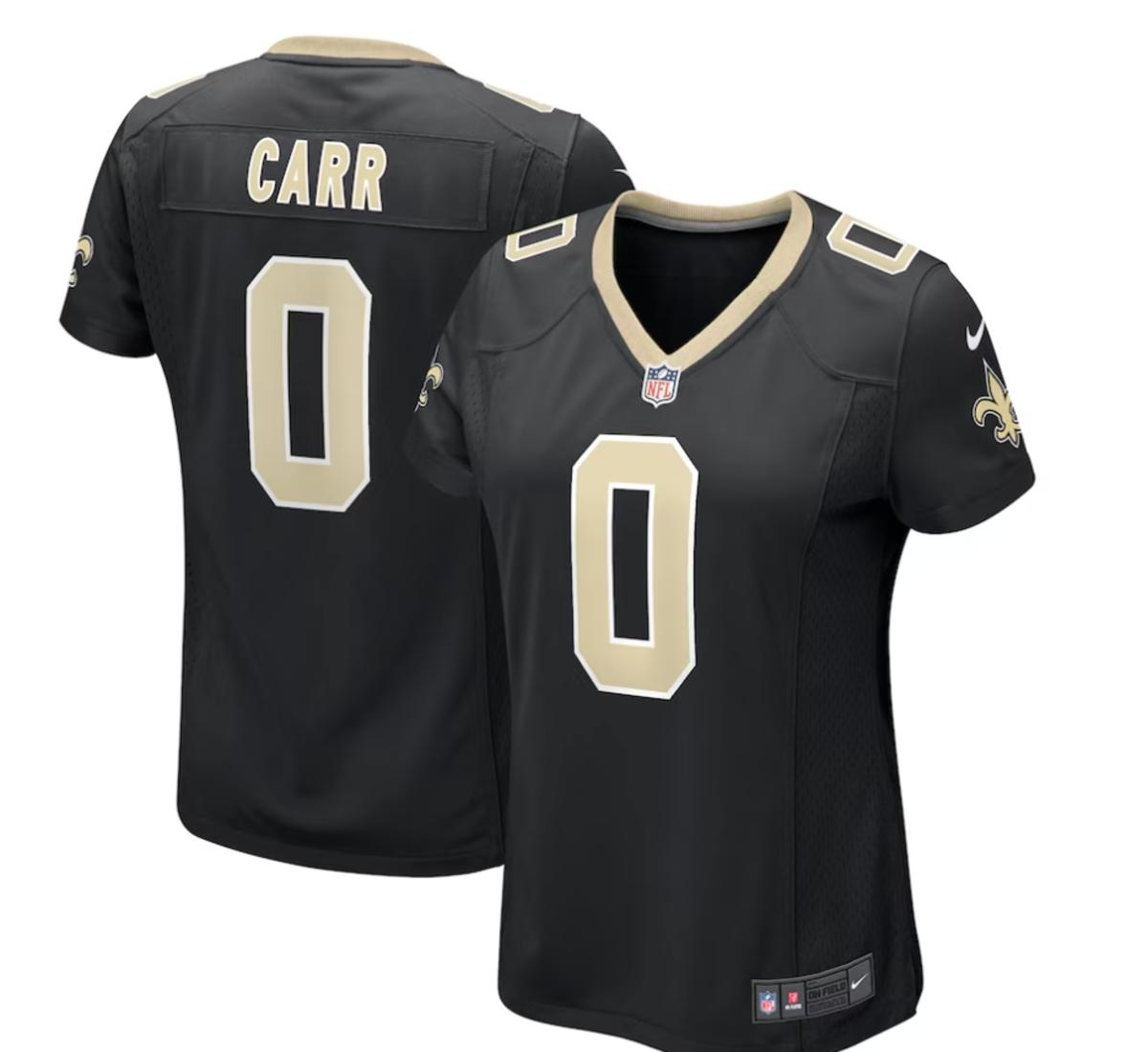 derek carr jersey with captain patch