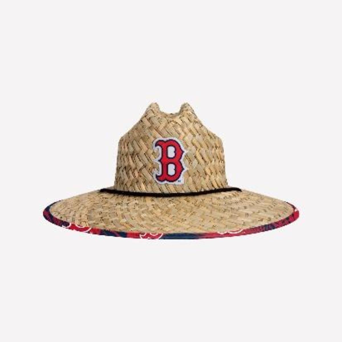 Boston Red Sox Floral Straw Hat