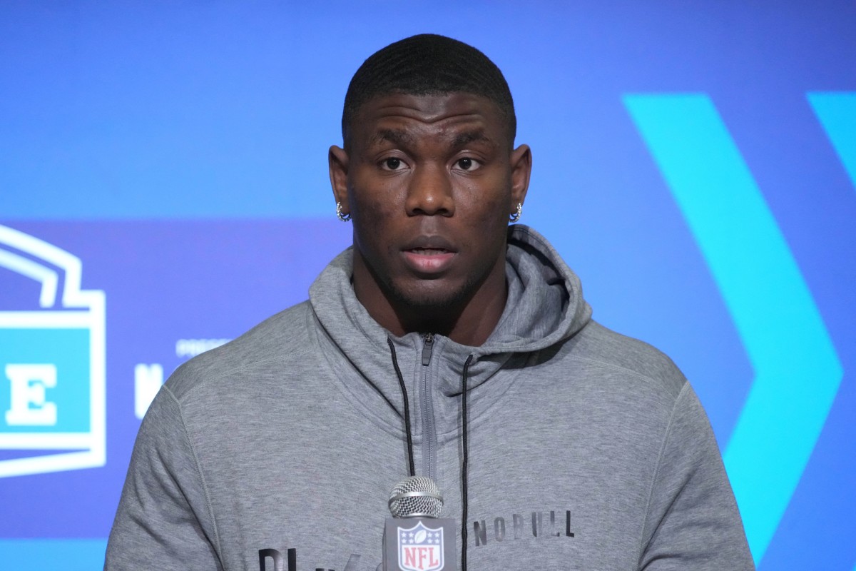 2023 NFL Draft Jacksonville Jaguars DL Coach Brentson Buckner Attends Tech Pro Day