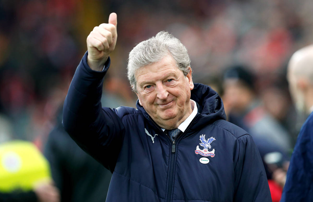 Crystal Palace manager Roy Hodgson pictured in 2019