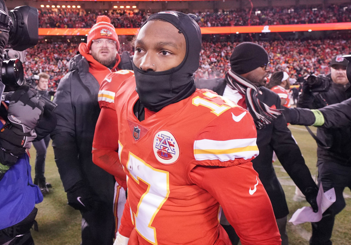 Chiefs' WR Mecole Hardman after the AFC Championship Game