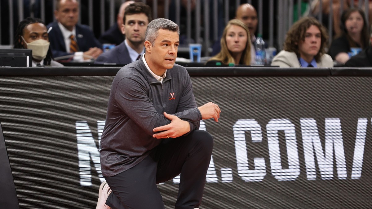 Mar 16, 2023; Orlando, FL, USA; Virginia Cavaliers head coach Tony Bennett looks on during the second half against the Furman Paladins at Amway Center.