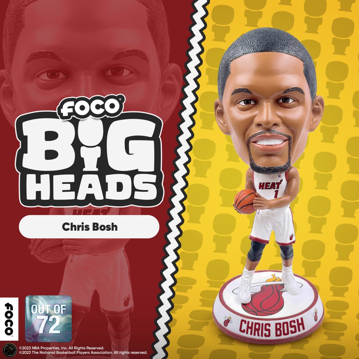 Chris Bosh Miami Heat Bighead