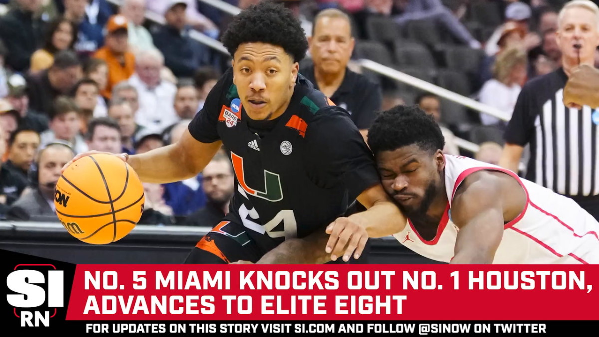 No. 5 Miami Knocks Out No. 1 Houston, Advances to Elite Eight