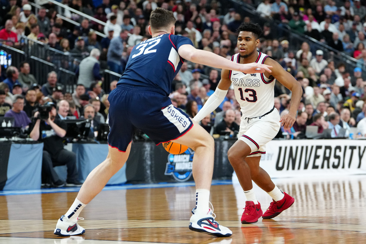 NCAA Tournament Gonzaga's season ends in 8254 Elite 8 loss to UConn