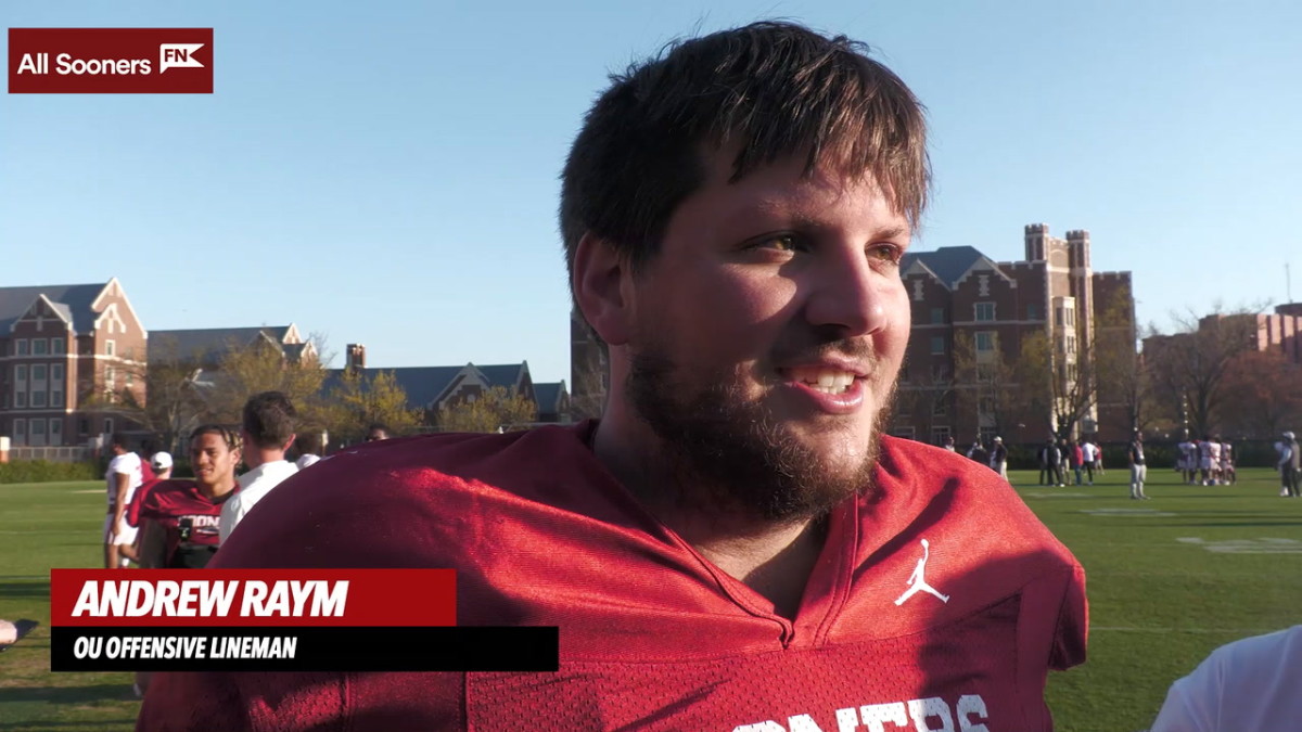 WATCH Oklahoma C Andrew Raym Interview Sports Illustrated Oklahoma