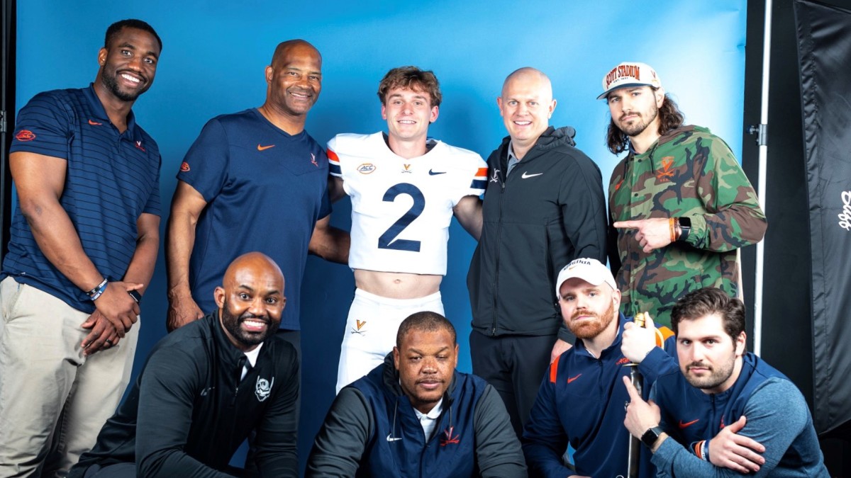 Three-star athlete Ethan Minter on his official visit to the Virginia football program.