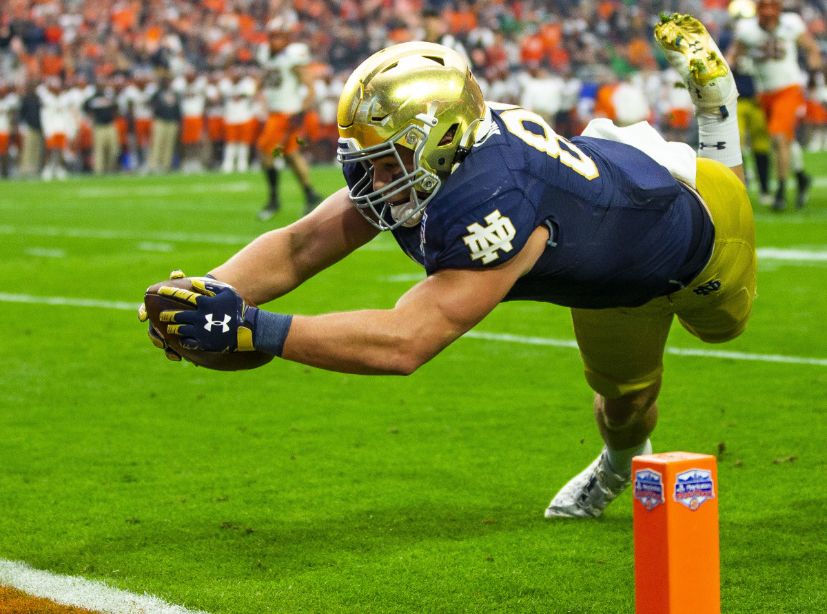 Notre Dame tight end Michael Mayer (All photos by USA Today Sports Images)