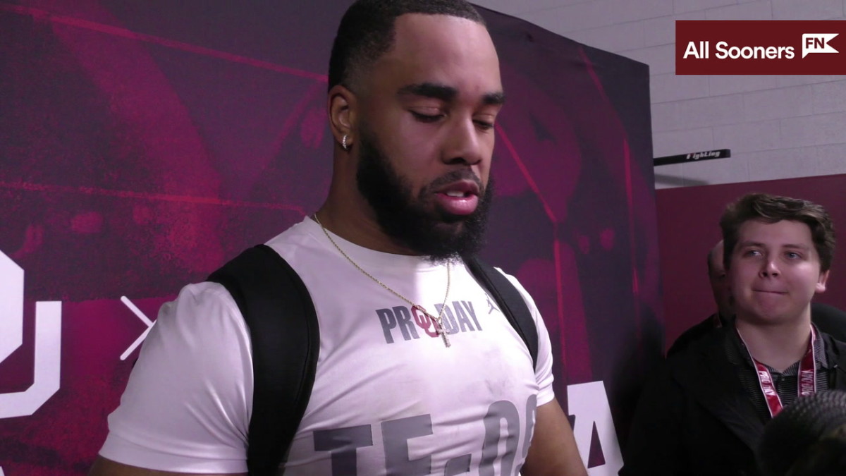 WATCH Former Oklahoma TE Brayden Willis Pro Day Interview Sports