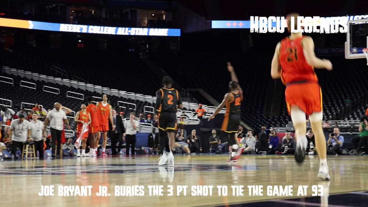 Joe Bryant Jr Hits 3Point Shot, Sends Game Into Overtime HBCU Legends