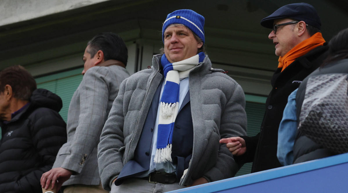 Todd Boehly at a Chelsea match.