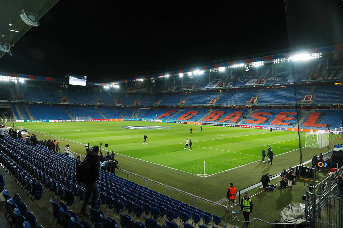 A general view of Basel stadium St. Jakob-Park in Switzerland