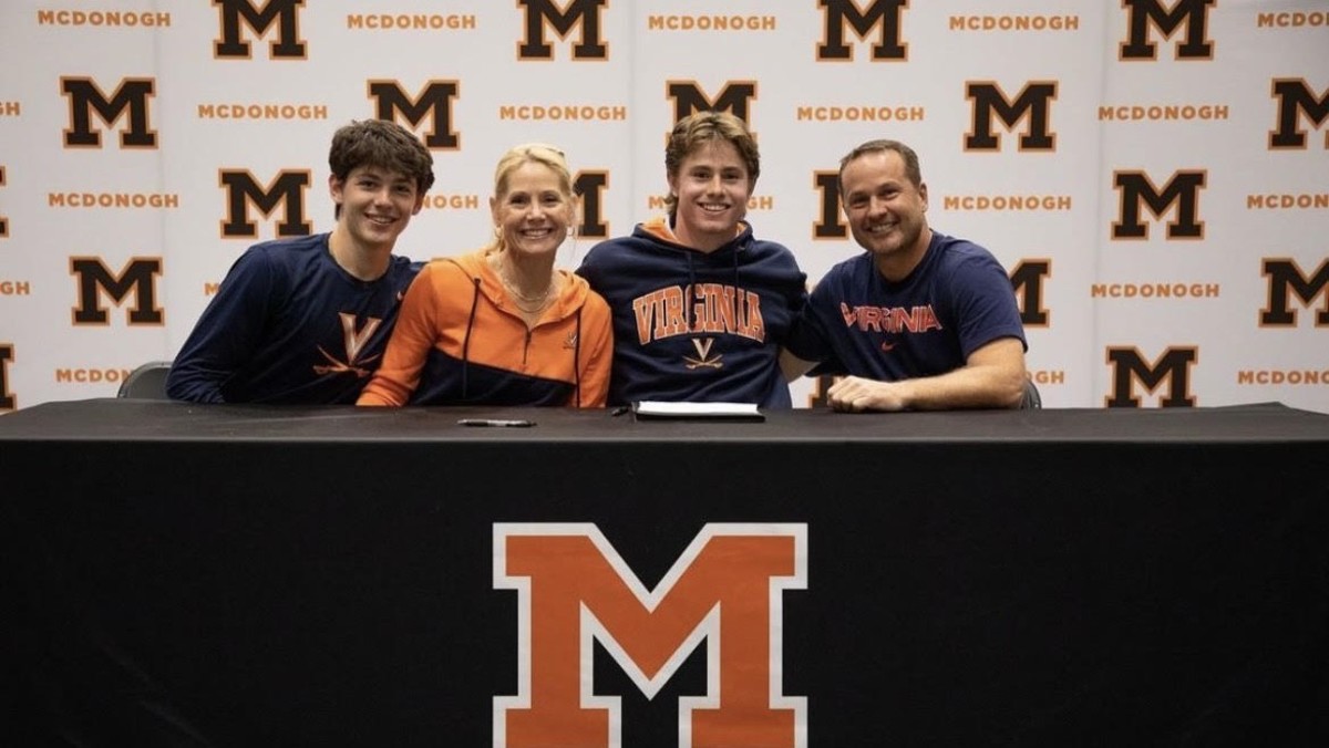 McCabe Millon signs with the Virginia men's lacrosse program.