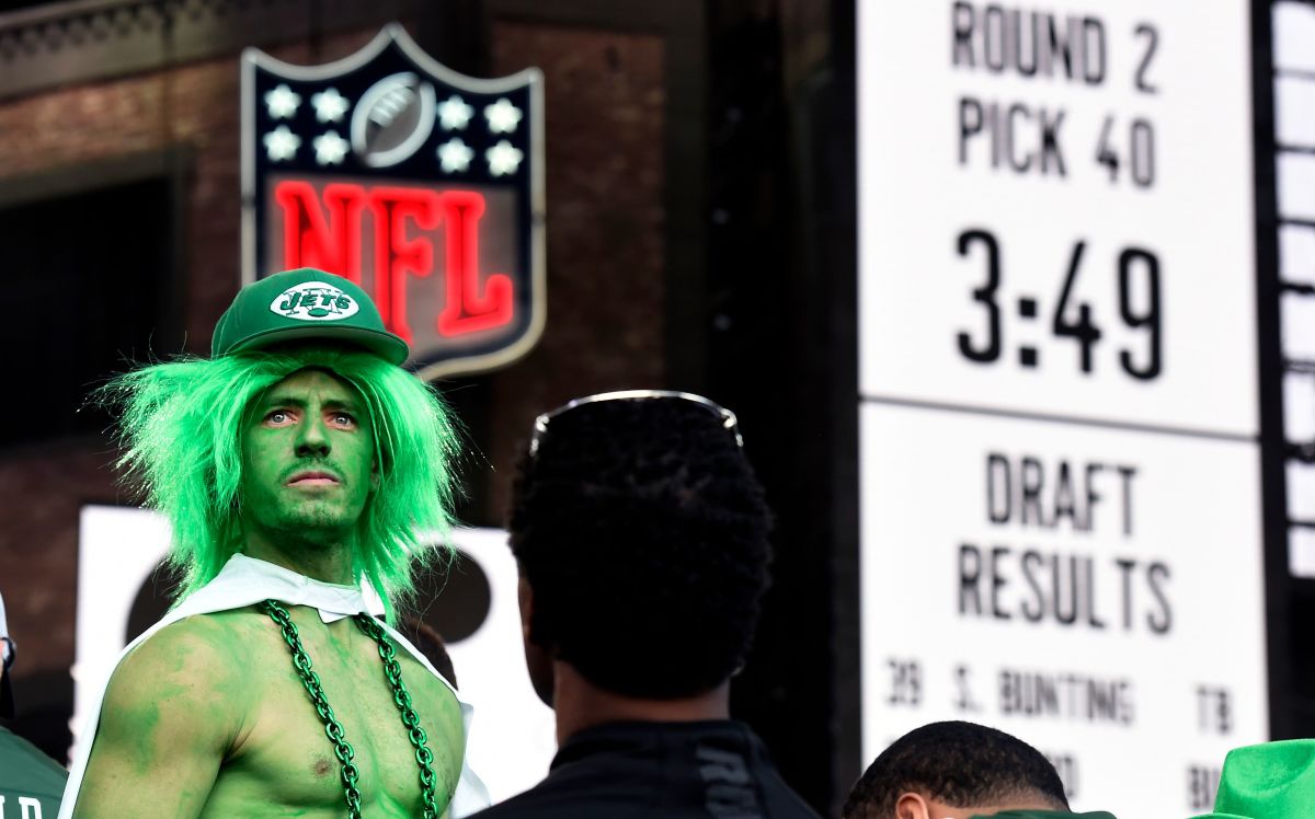 Jets Fan at the NFL Draft in Nashville