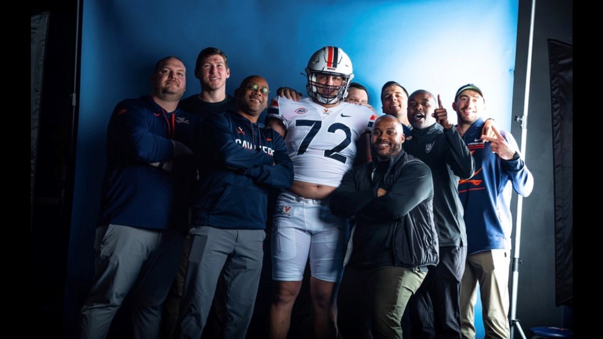 Three-star offensive tackle Benjamin York announces his commitment to the Virginia Cavaliers football program.