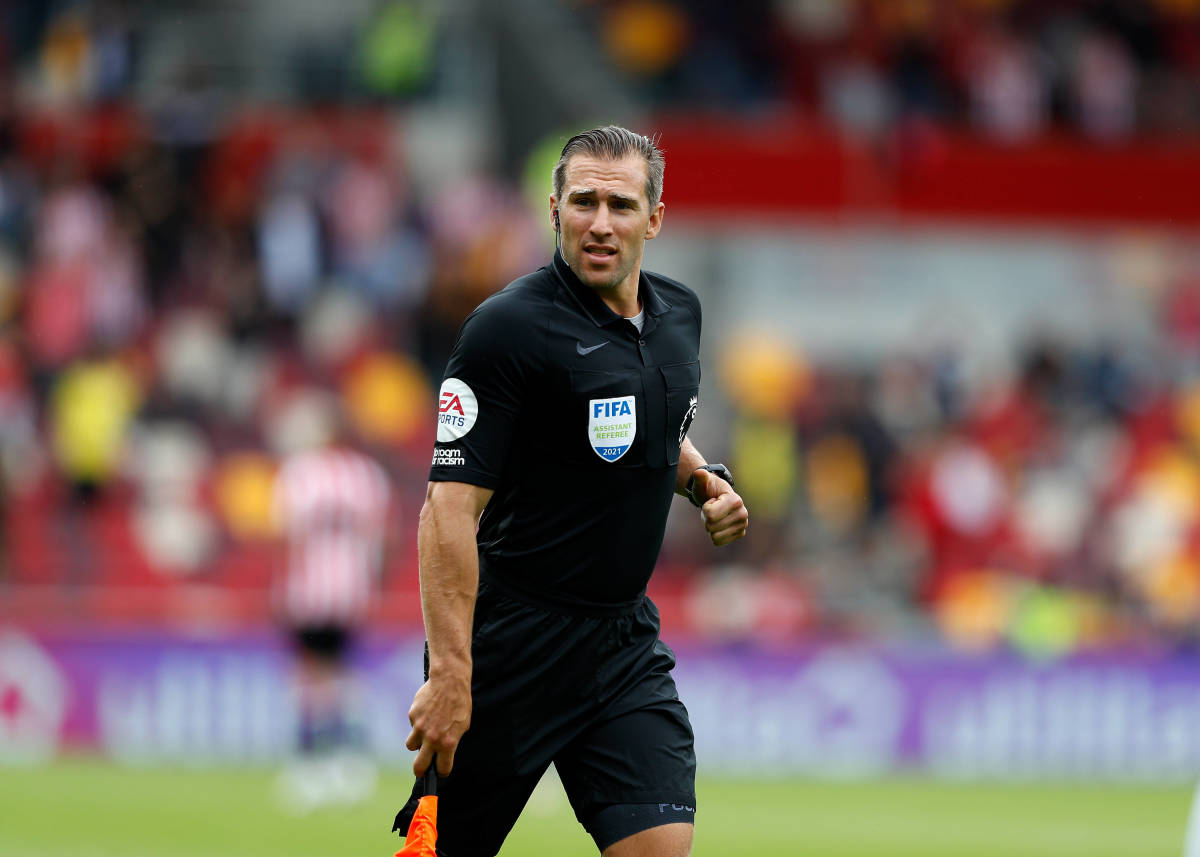 Assistant referee Constantine Hatzidakis pictured in 2021