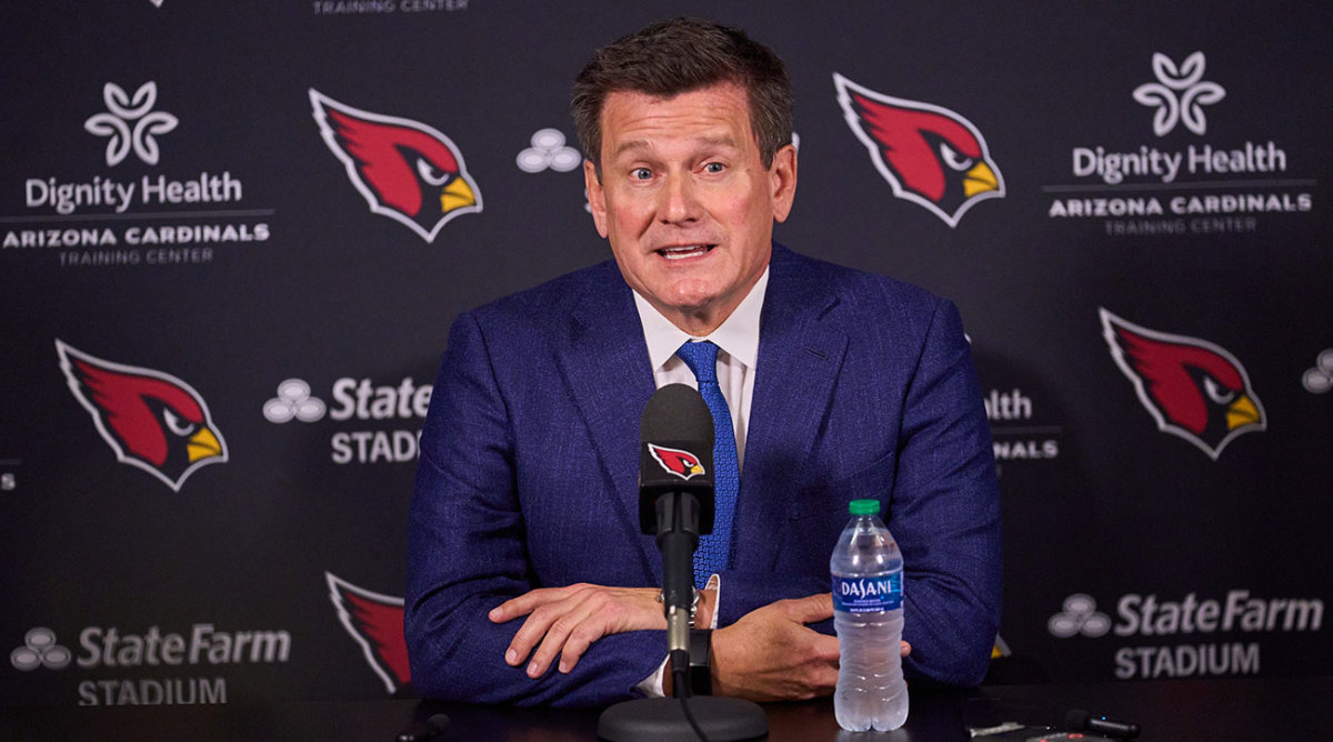 Cardinals owner Michael Bidwill at a press conference