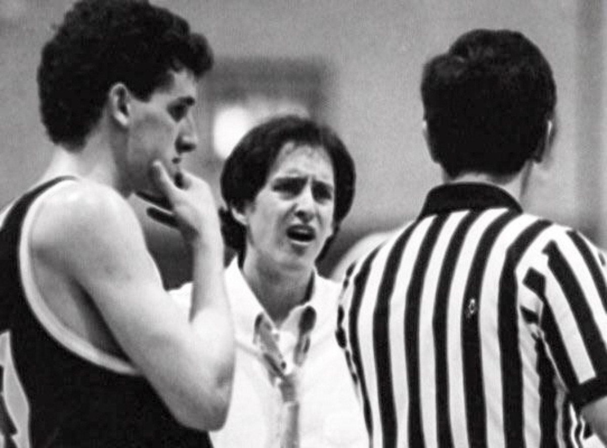 Jeff began his long career of giving refs an earful in his lone season at McQuaid Jesuit.