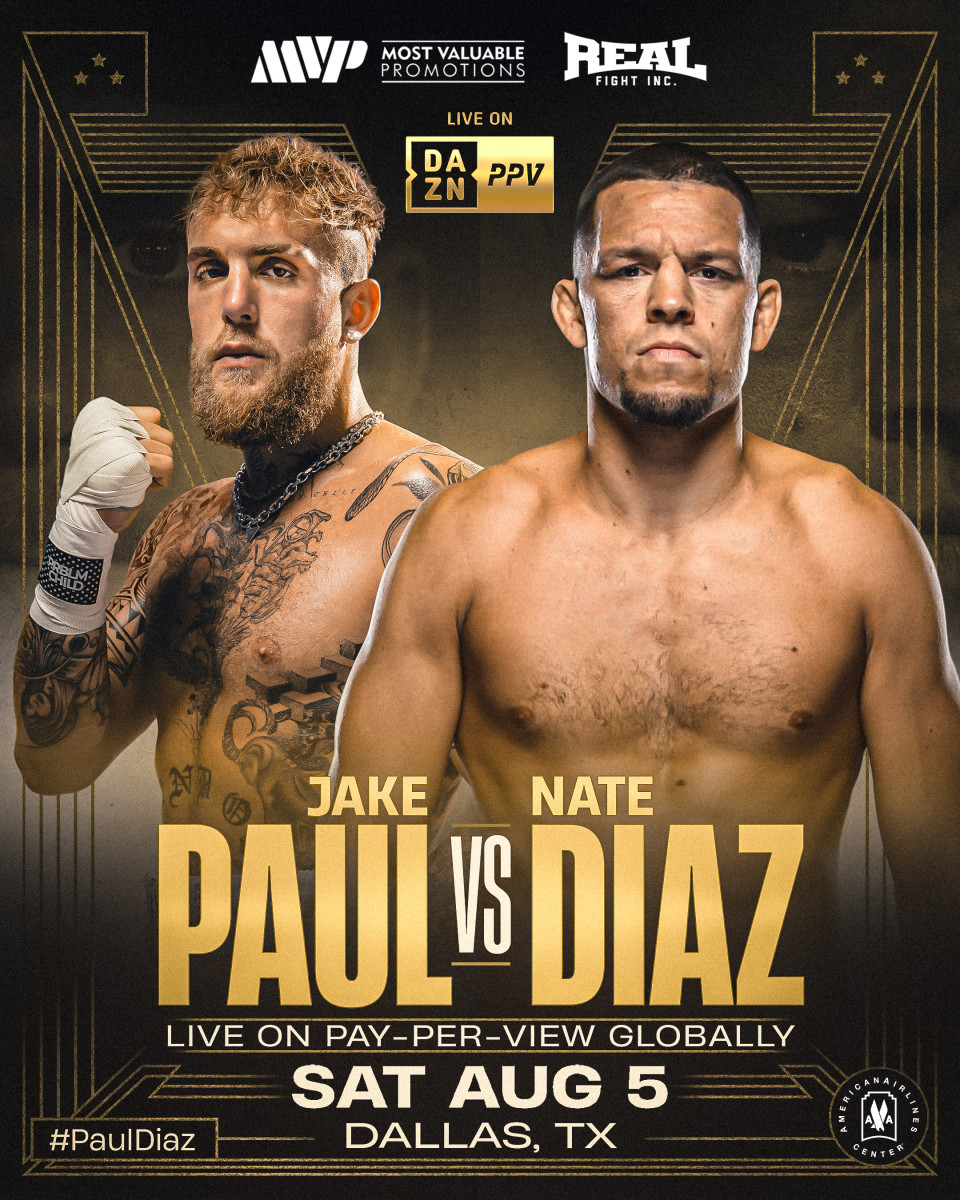 Jake Paul, Nate Diaz Announce Boxing Match Set For August