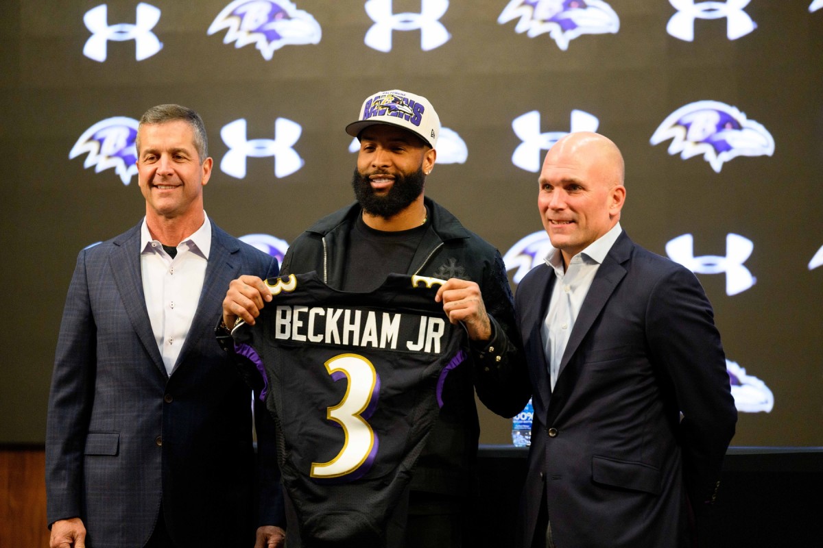 Ravens presenta a Odell Beckham Jr.
