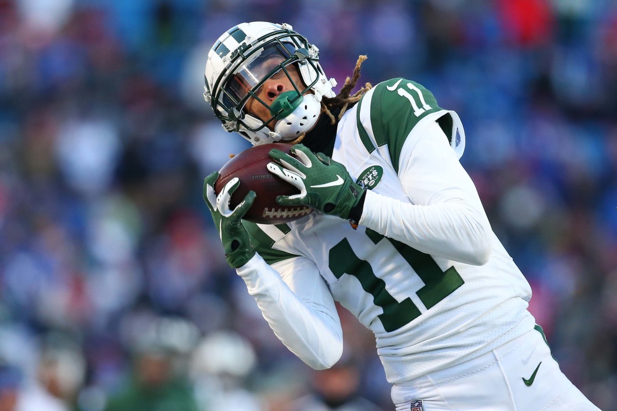 WR Robby Anderson matches a key catch in a 2018 win in Buffalo