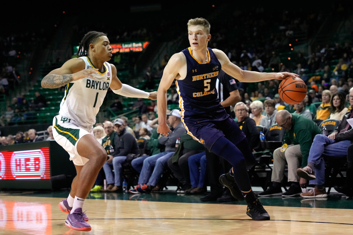 Tennessee CG Dalton Knecht playing with Northern Colorado against Baylor in Waco, Texas, on November 14, 2022. (Photo by Chris Jones of USA Today Sports)