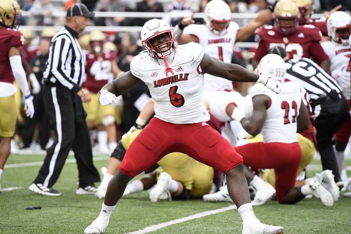 Louisville's YaYa Diaby recorded nine sacks and 14 tackles for loss last season.