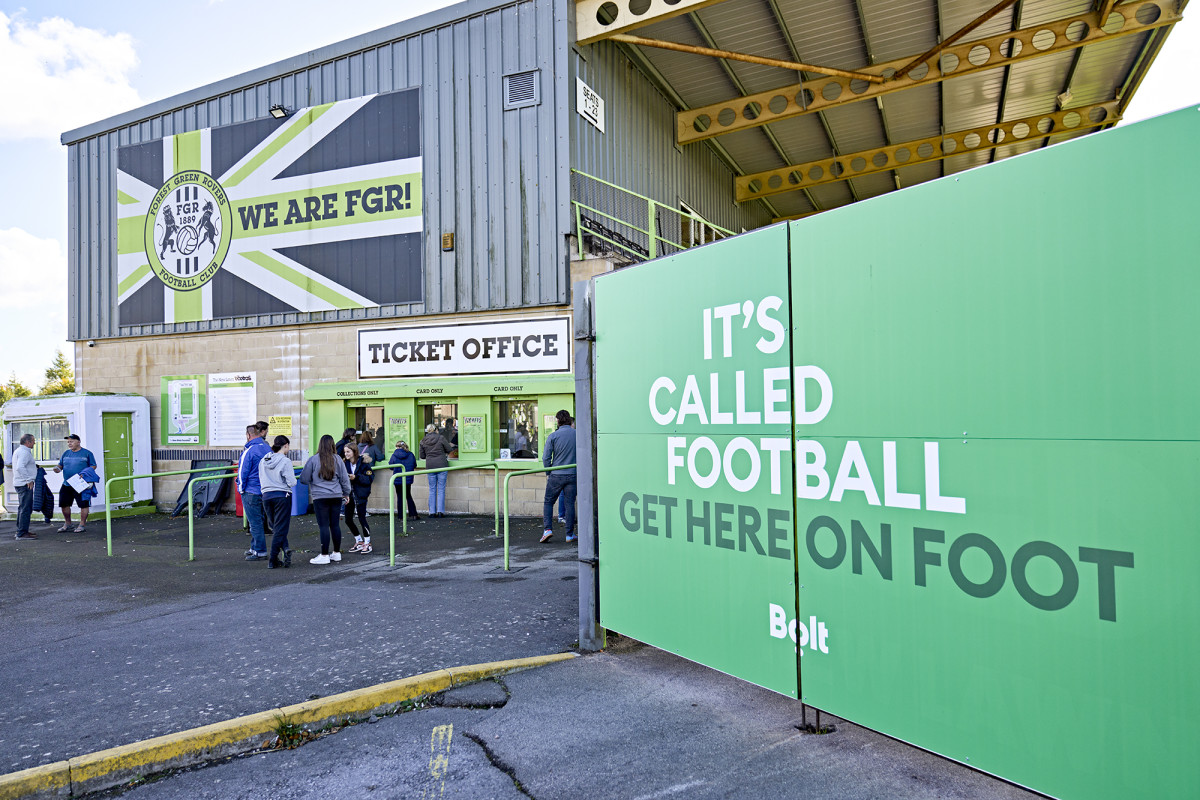 Vince has been accused of many things as owner of Forest Green, but rarely subtlety with his messaging.