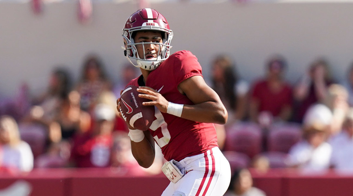 Alabama QB Bryce Young was selected as the top pick in the 2023 NFL draft by the Panthers.