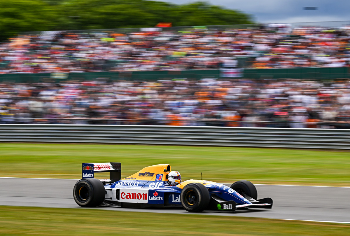 When Sebastian Vettel drove Nigel Mansell’s 1992 Williams-Renault during the British Grand Prix weekend last July, he opted for a costly zero carbon dioxide fuel.