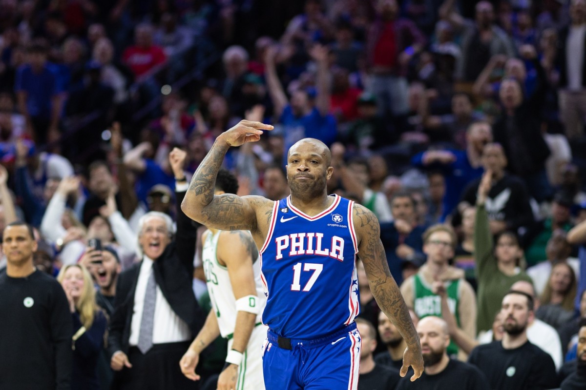 76ers forward PJ Tucker earns rave reviews for his performance in Game 3 against the Nets.