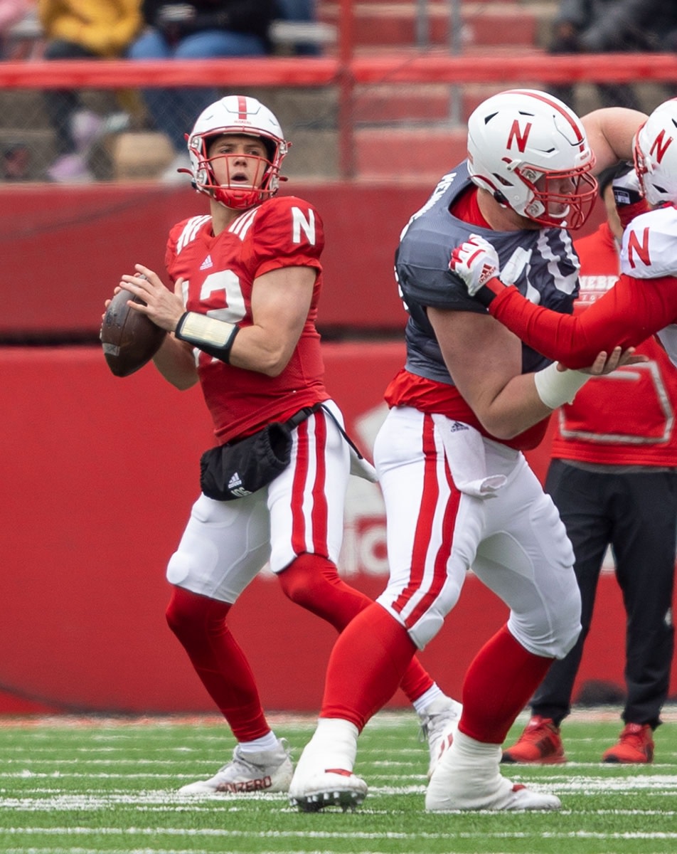 Chubba Purdy quarterback 1 2023 Nebraska football spring game