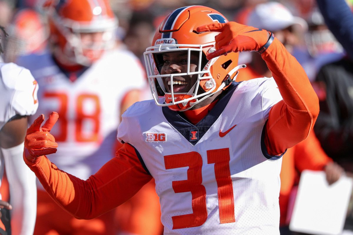 Illinois Fighting Illini cornerback Devon Witherspoon