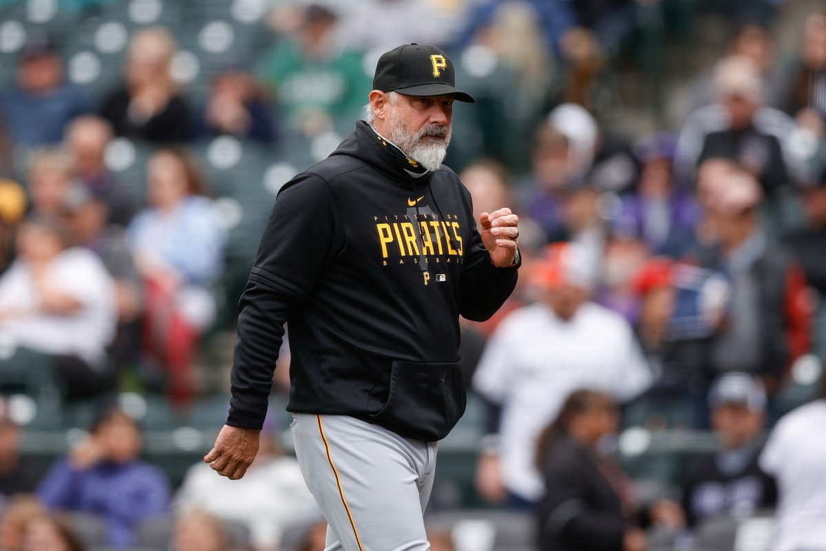 Pittsburgh manager Derek Shelton receiving a contract extension this week, thanks in part to the Pirates' impressive 16-7 start that includes a current seven-game winning streak. (USA TODAY Sports)