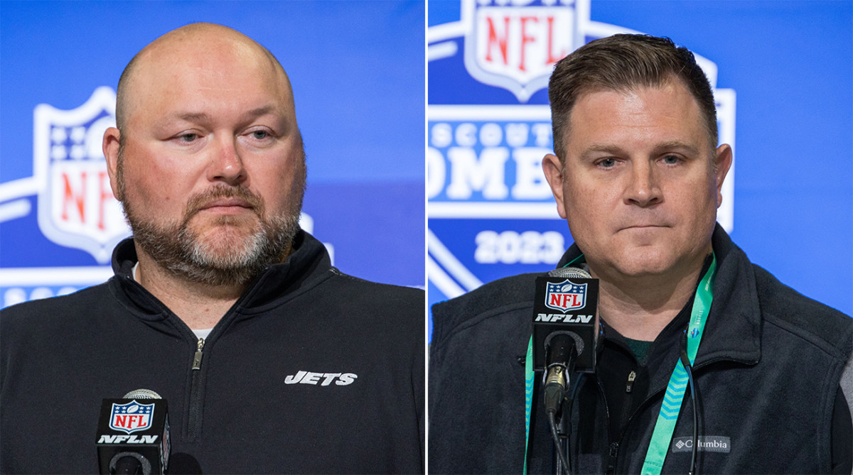 Jets GM Joe Douglas and Packers Gm Brian Gutekunst.