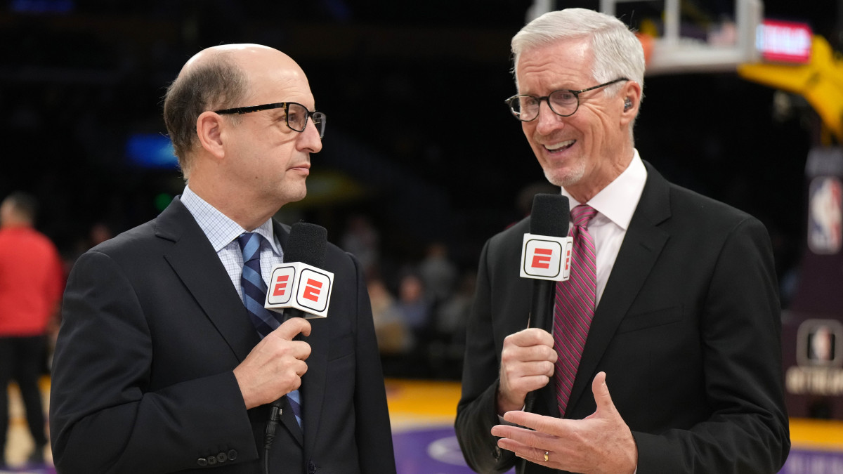 ESPN’s Jeff Van Gundy and Mike Breen