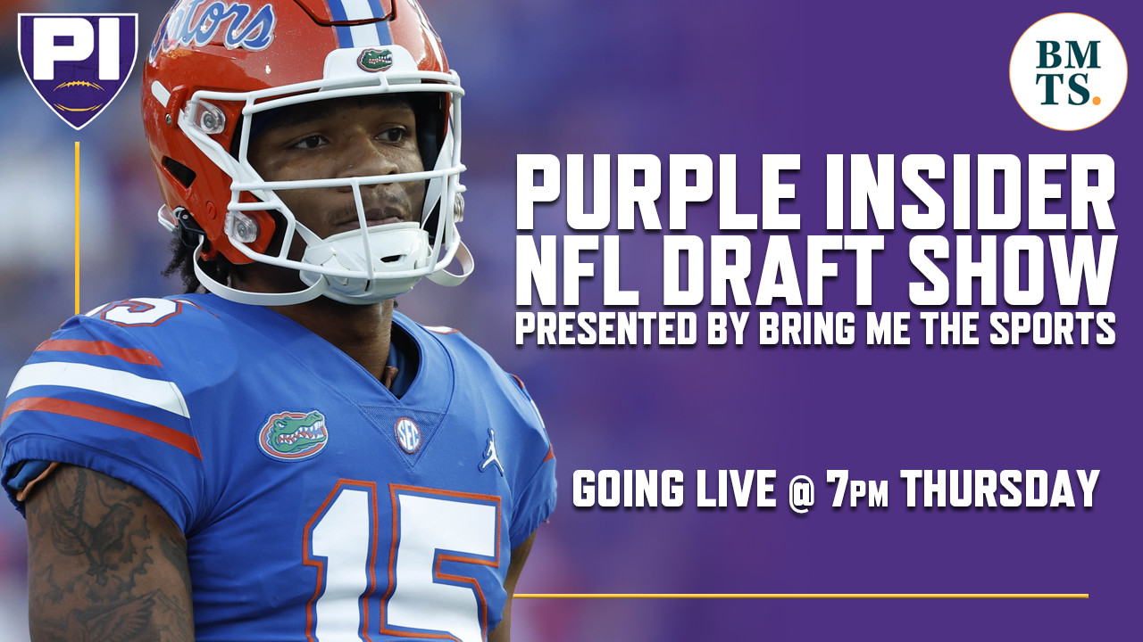 Watch live The Purple Insider NFL Draft Show