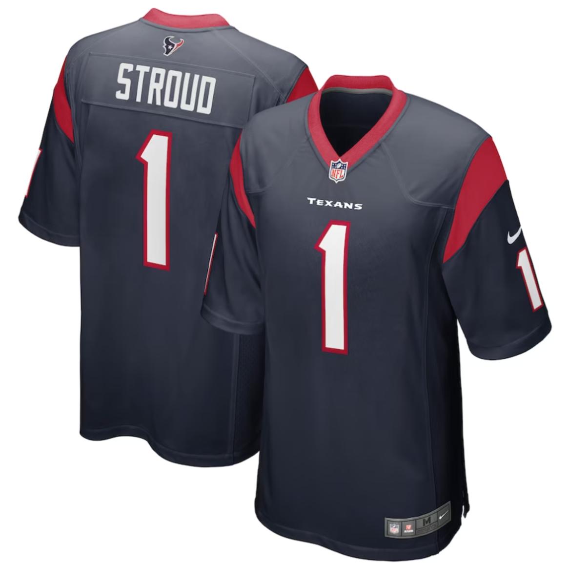 C.J. Stroud Houston Texans Nike 2023 NFL Draft First Round Pick Game Jersey - $129.99