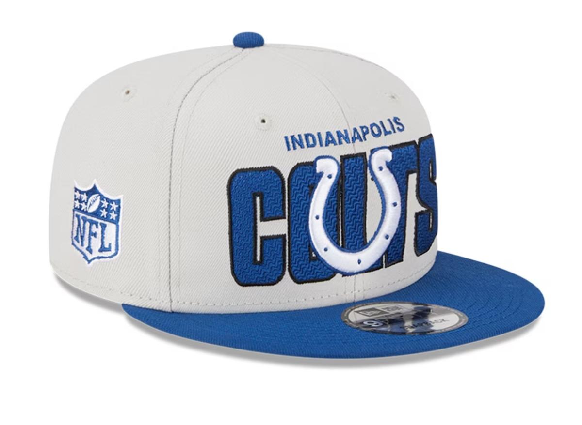 Indianapolis Colts New Era 2023 NFL Draft 9FIFTY Snapback Adjustable Hat - $38.99