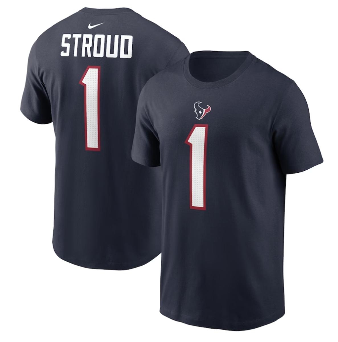 C.J. Stroud Houston Texans Nike 2023 NFL Draft Player Name & Number T-Shirt - $39.99