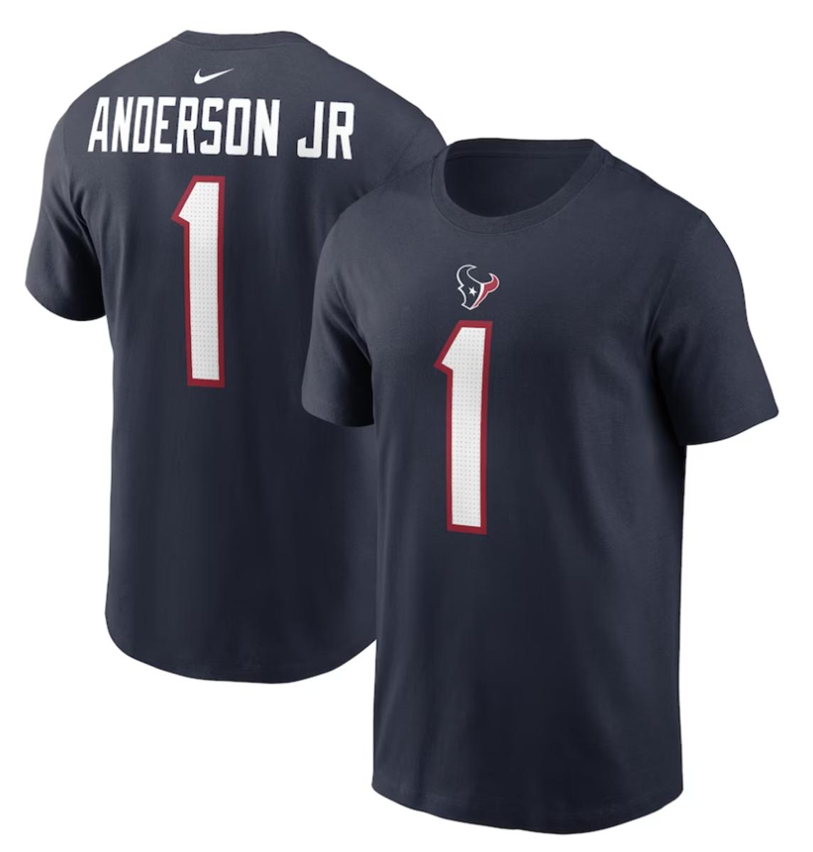 Will Anderson Jr. Houston Texans Nike 2023 NFL Draft Player Name & Number T-Shirt - $39.99