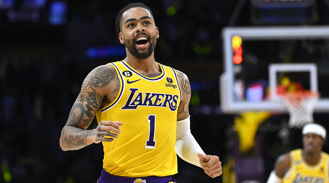 Los Angeles Lakers guard D’Angelo Russell
